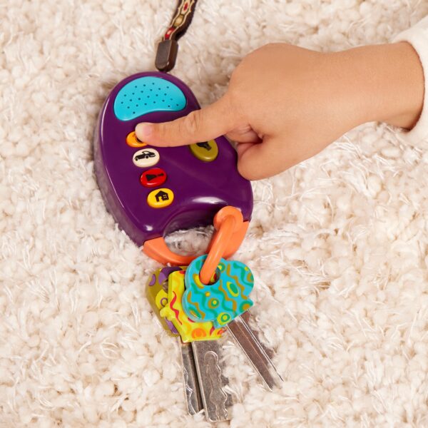FunKeys zestaw kluczy z pilotem B.Toys fioletowe
