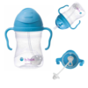 B.BOX bidon ze słomką niekapek borówkowy 240ml 6m+