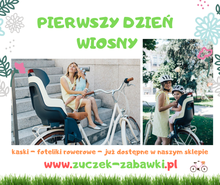 WIOSENNE NOWOŚCI – foteliki i kaski rowerowe