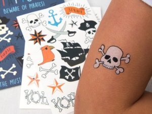 Rex London Tatuaże zmywalne dla dzieci Pirackie