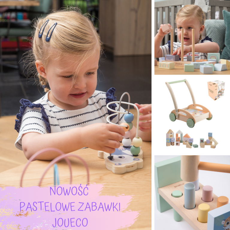 Pastelowe zabawki JOUECO – NOWOŚCI