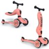 SCOOTANDRIDE Jeździk i hulajnoga 1-5lat Highwaykick1 2w1 Peach