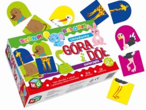 Multigra Układanka puzzle GÓRA DÓŁ ZWIERZĘTA