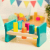 B.Toys przebijanka wbijanka drewniany sorter z młotkiem Colorful Pound & Play