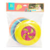 B.Toys Zestaw 4 dysków FRISBEE do GRY ZRĘCZNOŚCIOWEJ w RZUCANIE i ŁAPANIE Disc-Oh!