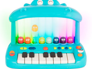 B.Toys KEYBOARD pianino ze SKACZĄCYMI PTASZKAMI Hippo Pop Play Piano