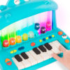 B.Toys KEYBOARD pianino ze SKACZĄCYMI PTASZKAMI Hippo Pop Play Piano