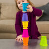 Fat Brain Toys Kubeczki silikonowe Przyssawki Suction Kupz 12m+