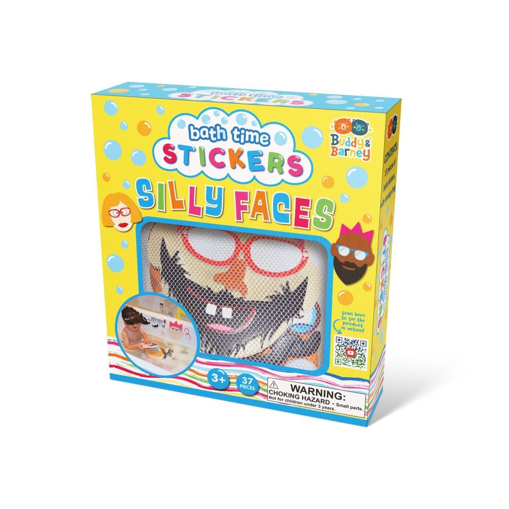 buddy & barney naklejki do kąpieli Śmieszne twarze