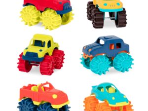 B.Toys Zestaw autek Monster Truck 6 szt Thunder Monster – Monster Trucks