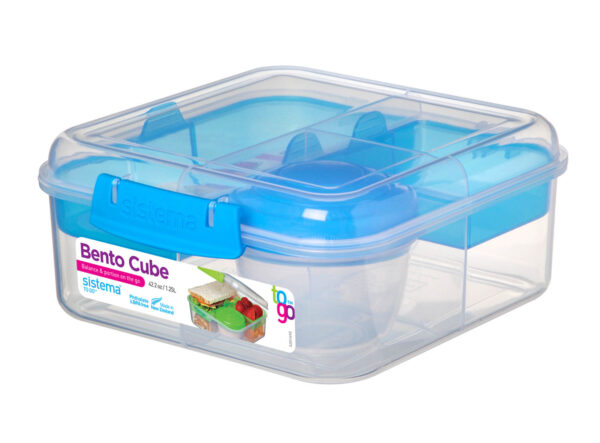 Sistema Lunchbox Pojemnik Bento Cube To Go 1250 ml BLUE