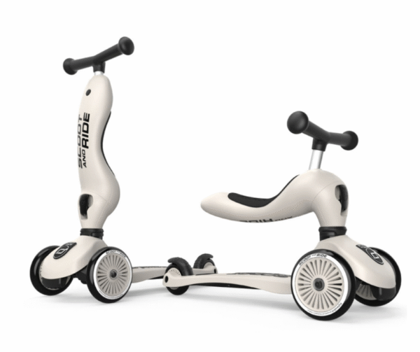SCOOT AND RIDE Jeździk i hulajnoga 1-5lat Highwaykick1 2w1 Ash
