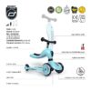 SCOOT and RIDE Jeździk i hulajnoga dla dzieci Highwaykick1 2w1 blueberry