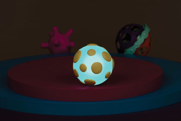 B.Toys Piłki sensoryczne z piłką świecącą Ball-a-baloos 4szt.