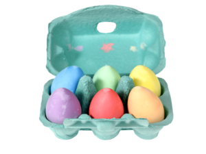 Rex London Kolorowa kreda dla dzieci w kształcie jajek 6szt.