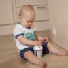 Bo Jungle Kubek do picia ze słomką BIOplastik CPLA