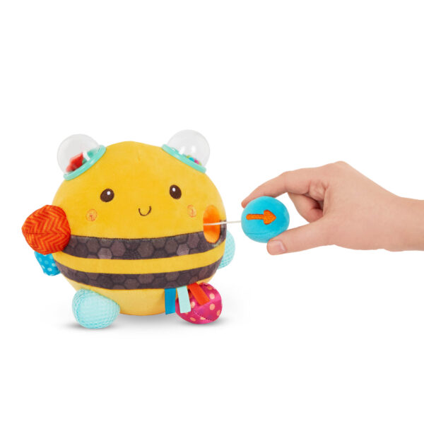B.Toys Brzęcząca PSZCZÓŁKA sensoryczna Fuzzy Buzzy Bee 0m+
