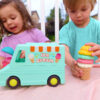 B.Toys Lodziarnia na kółkach z MAGNETYCZNĄ łyżką do lodów Sweet Scoops