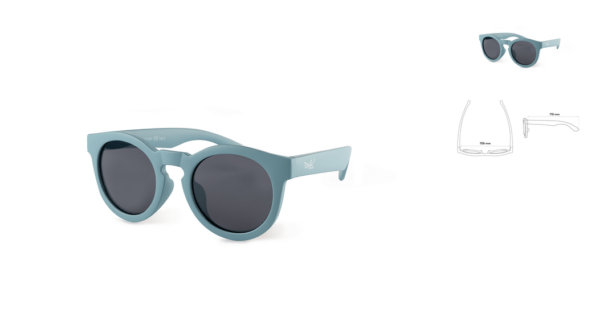Real Shades Okulary przeciwsłoneczne dla dzieci Chill Steel Blue Fashion 2-4lat