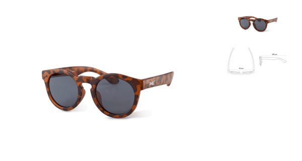 Real Shades Okulary przeciwsłoneczne dla dzieci Chill Tortoise Fashion 4-6lat
