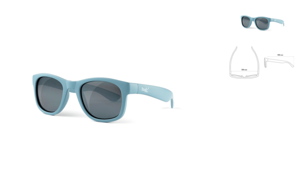 Real Shades Okulary przeciwsłoneczne dla dzieci Surf Steel Blue 5-8lat