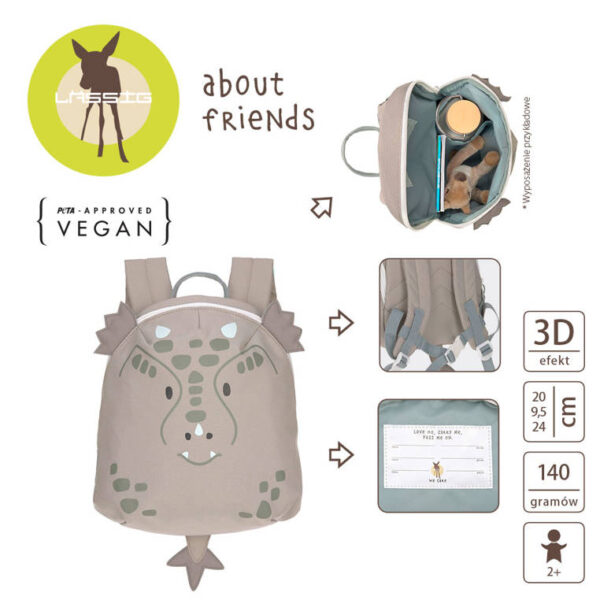 Lassig Plecak mini About Friends Smok 2+