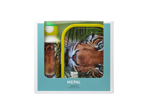 Mepal Zestaw Śniadaniówka lunchbox + bidon Campus Animal Planet Tiger