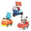 B.Toys Zestaw 3 miękkich AUTEK sensorycznych z Pandą