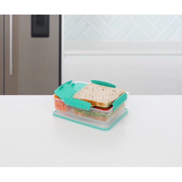 Sistema pojemnik lunchbox snack attack duo 975ml