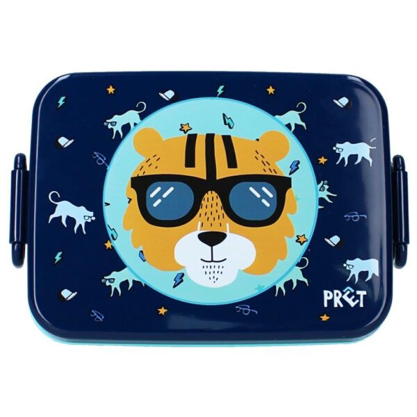 PRET Lunchbox Tiger Navy