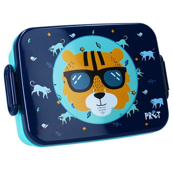 PRET Lunchbox Tiger Navy