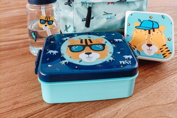 PRET Lunchbox Tiger Navy