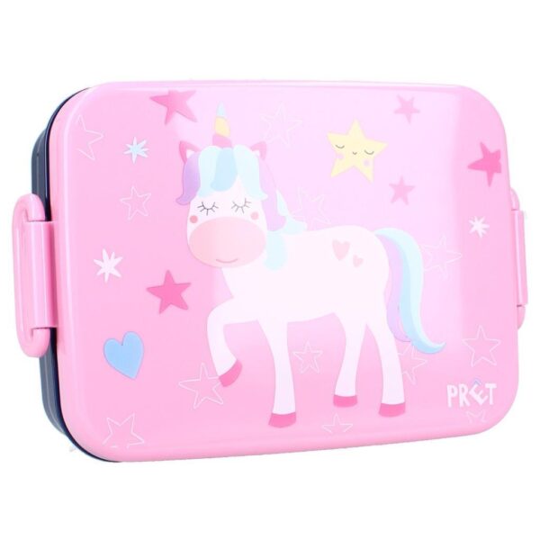 PRET Lunchbox Unikorn Stars Pink