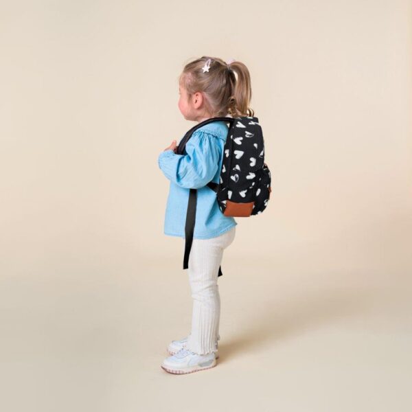 KIDZROOM Plecak dla dzieci Black&White Hearts