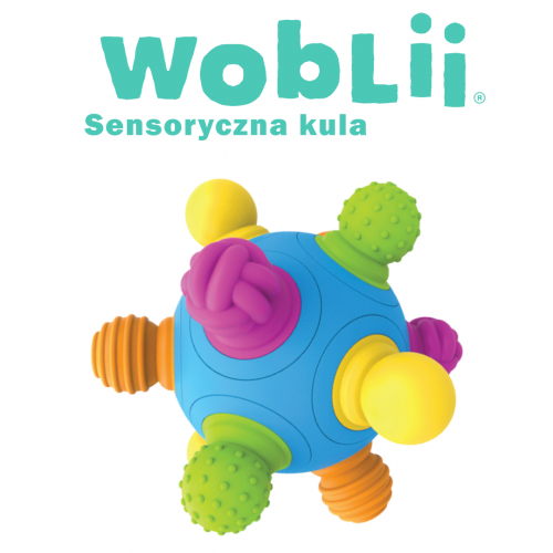 Mobi Woblii Kula piłka Zabawka sensoryczna 3m+