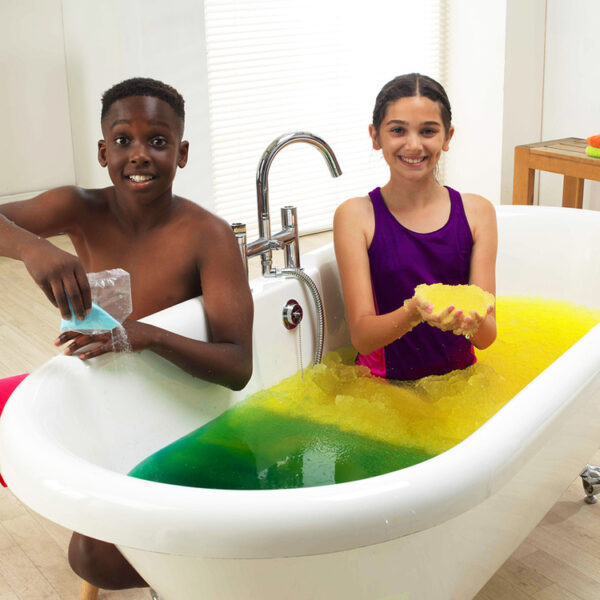 Zimpli Kids Magiczny proszek do kąpieli Gelli Baff Colour Change kosmiczny żółty 3+