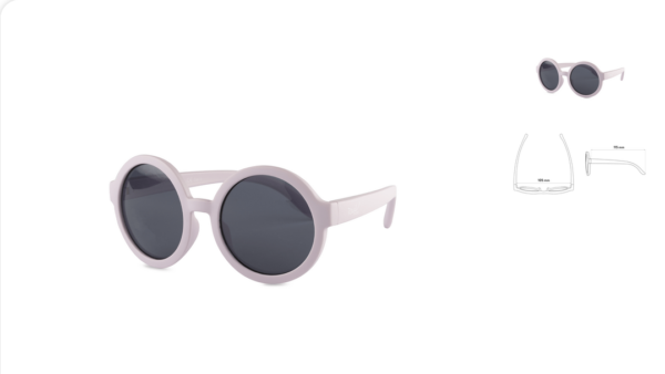Real Shades Okulary przeciwsłoneczne dla dzieci Vibe Lilac 2-4lata