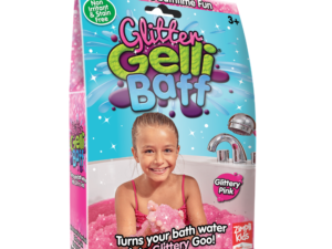 Zimpli Kids Magiczny proszek do kąpieli, Gelli Baff Glitter różowy 3+