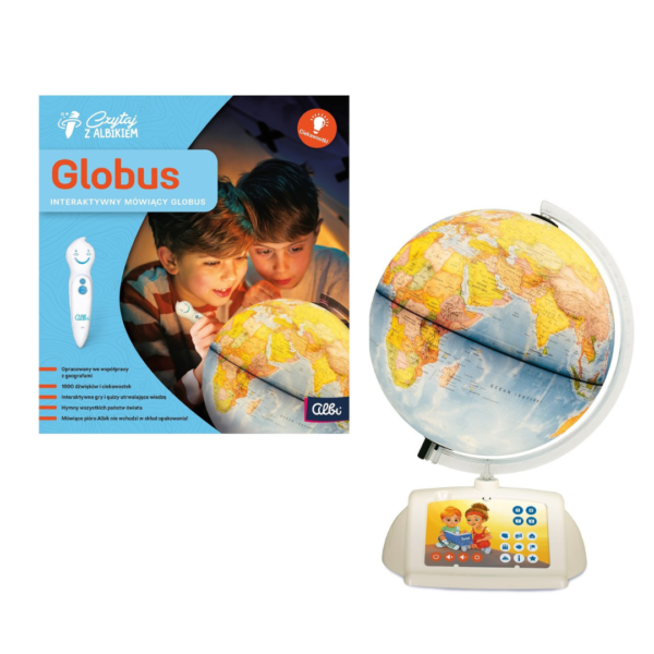 Czytaj z Albikiem Interaktywny Globus 6+