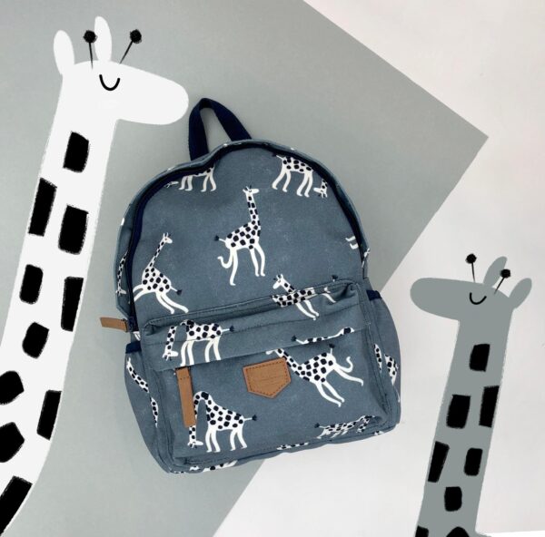 KIDZROOM Plecak dla dzieci Stories Giraffe blue