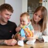 Bo Jungle Książeczka sensoryczna Baby Day gryzak