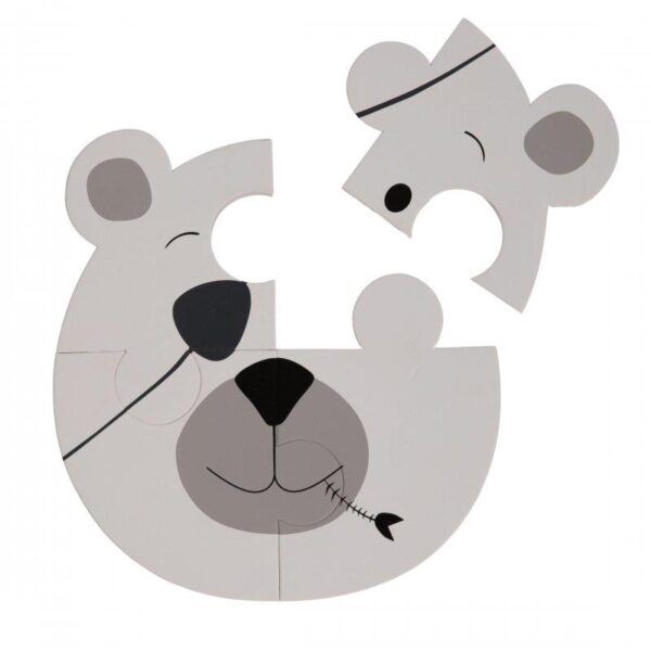 Bo Jungle Puzzle piankowe Animal małpka miś koala 3szt