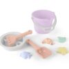 DANTOY Zestaw do piasku 8el. pastel pink