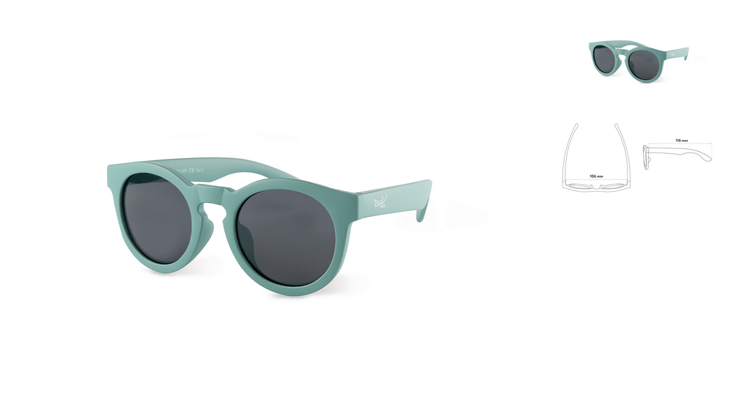 Real Shades Okulary przeciwsłoneczne dla dzieci Chill Green 2-4lata
