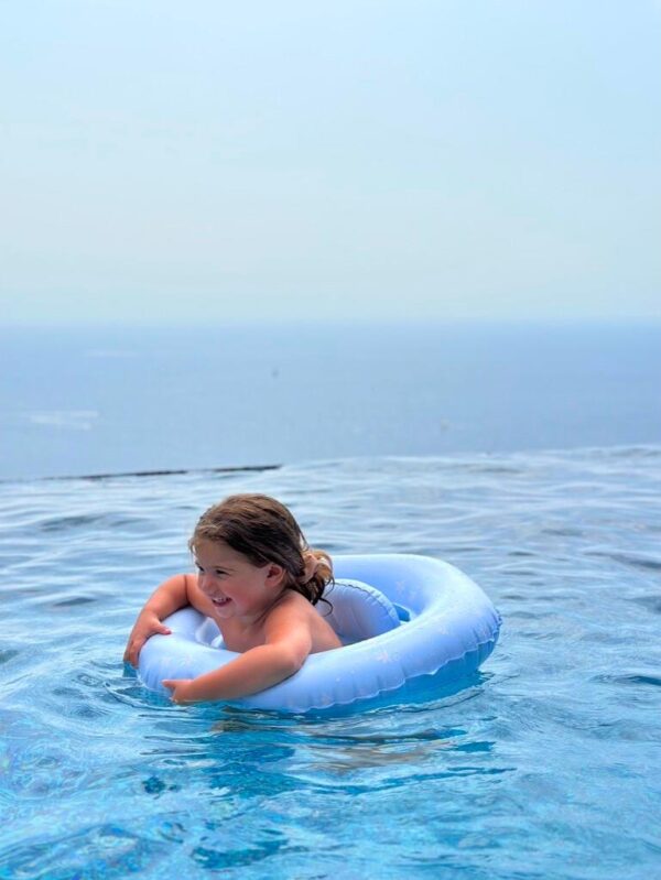 VANILLA COPENHAGEN Koło do pływania Baby Lily Skyway z siedziskiem 12m+