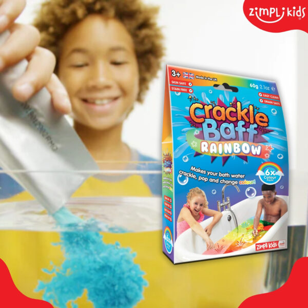 Zimpli Kids Strzelający proszek do kąpieli Crackle Baff Colours 3+ (4)