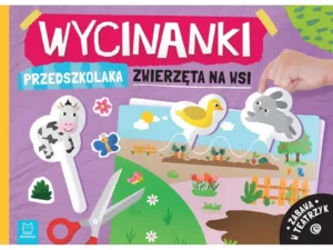Aksjomat Wycinanki przedszkolaka Zwierzęta na wsi Zabawa w teatrzyk 4+