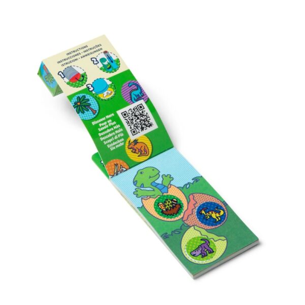 Melissa and Doug Notesik z naklejkami uzupełniającymi Sticker WOW! Dinozaur