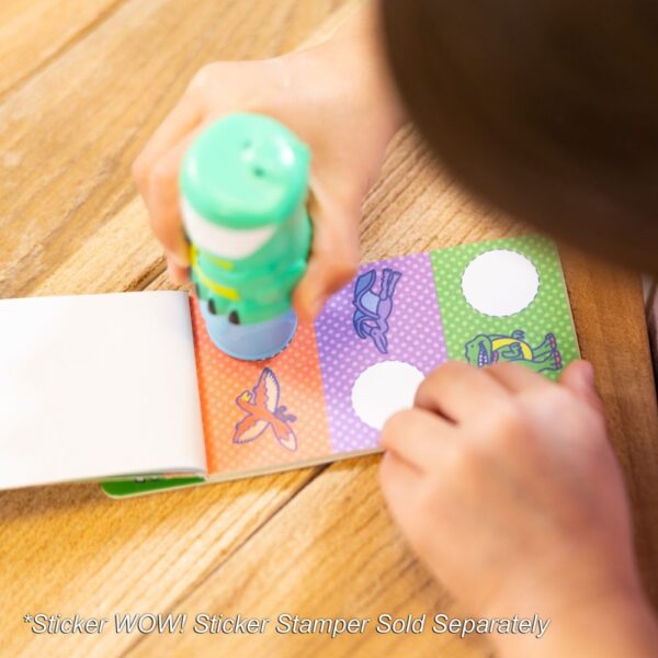 Melissa and Doug Notesik z naklejkami uzupełniającymi Sticker WOW! Dinozaur