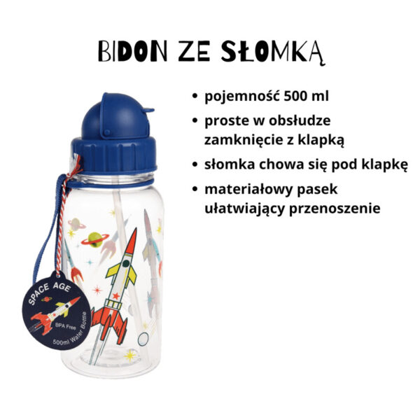 Rex London Zestaw śniadaniowy lunchbox i bidon Kosmos